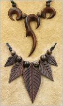 Holzschmuck Collier